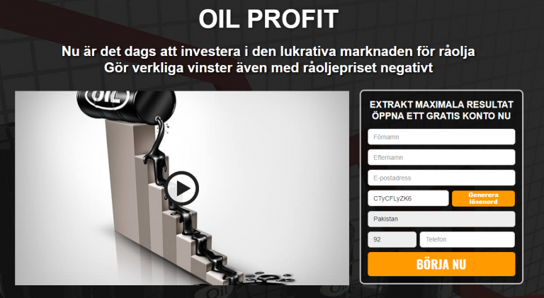 Oil Profit Recension 2022: Är Oil Profit en Bluff eller Inte?