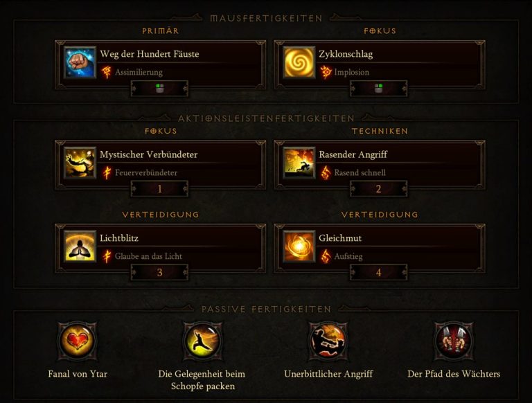 Monk Build in Diablo 3: Inna Mystic Ally0 (0)