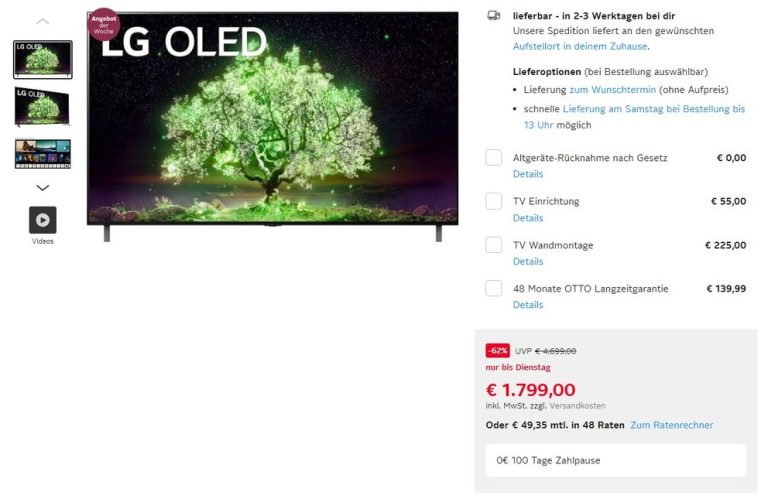 Otto säljer enorma OLED-TV från LG billigare än någonsin – Amazon går med0 (0)