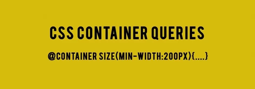 Introduktion till CSS Container Queries -   