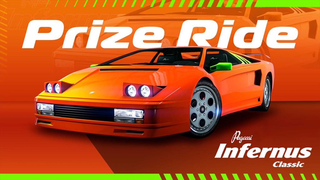 Slutför Auto Show Challenge för att ta emot GTA Online Pegassi Infernus Classic gratis