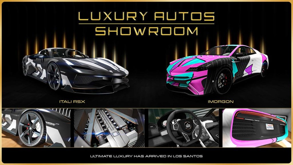 Luxury Auto erbjuder fram till tisdag Grotti Itali RSX och Overflod Imorgon i sitt fönster